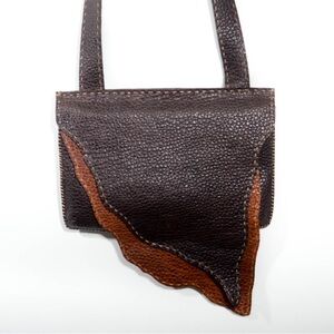 Beautiful leather messenger bag
